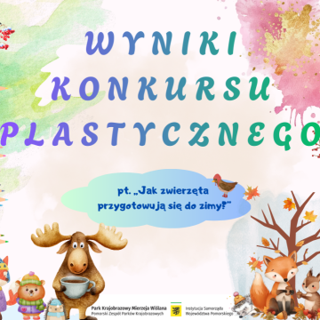 Grafika Wyniki konkursu plastycznego – Jak zwierzęta przygotowują się do zimy?
